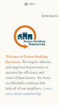 Mobile Screenshot of bostonbuildingresources.com